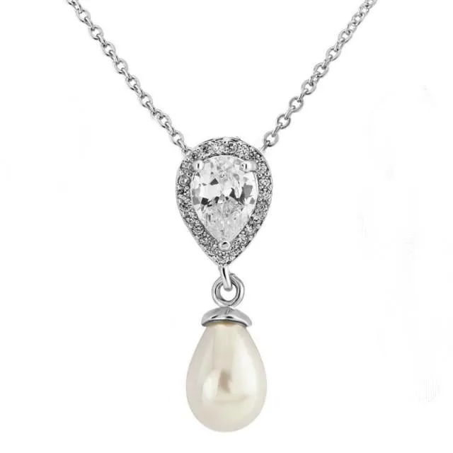 Alisha, Silver Freshwater Pearl Pendant