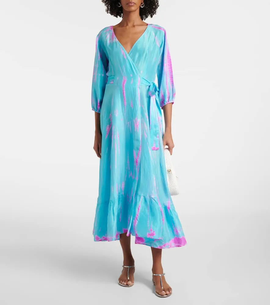 Anna Kosturova Hailey silk maxi dress