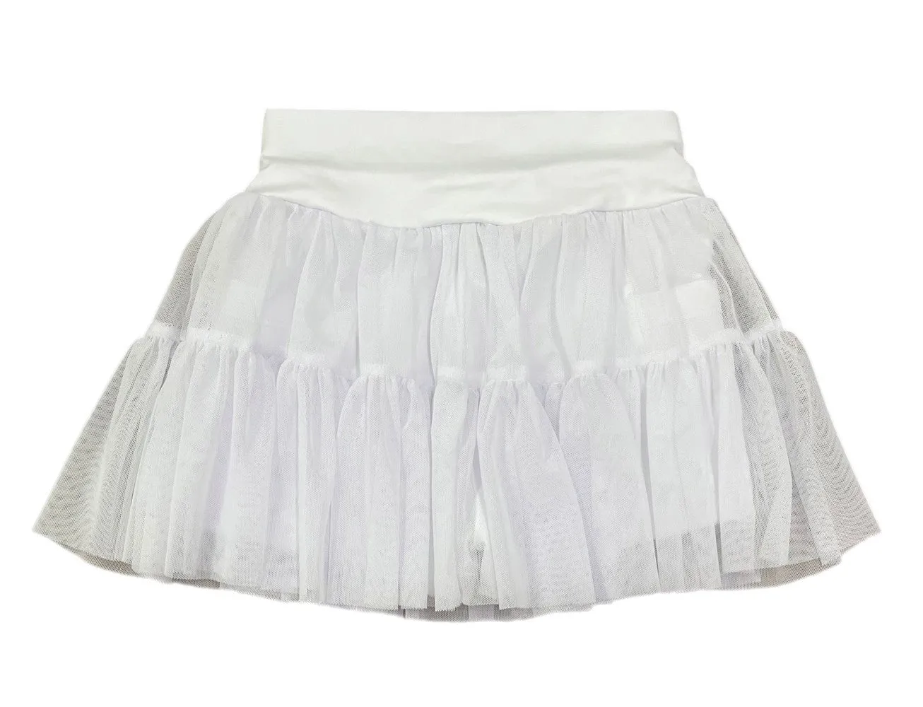 Be Elizabeth by James & Lottie Girls Tiered Skort - White