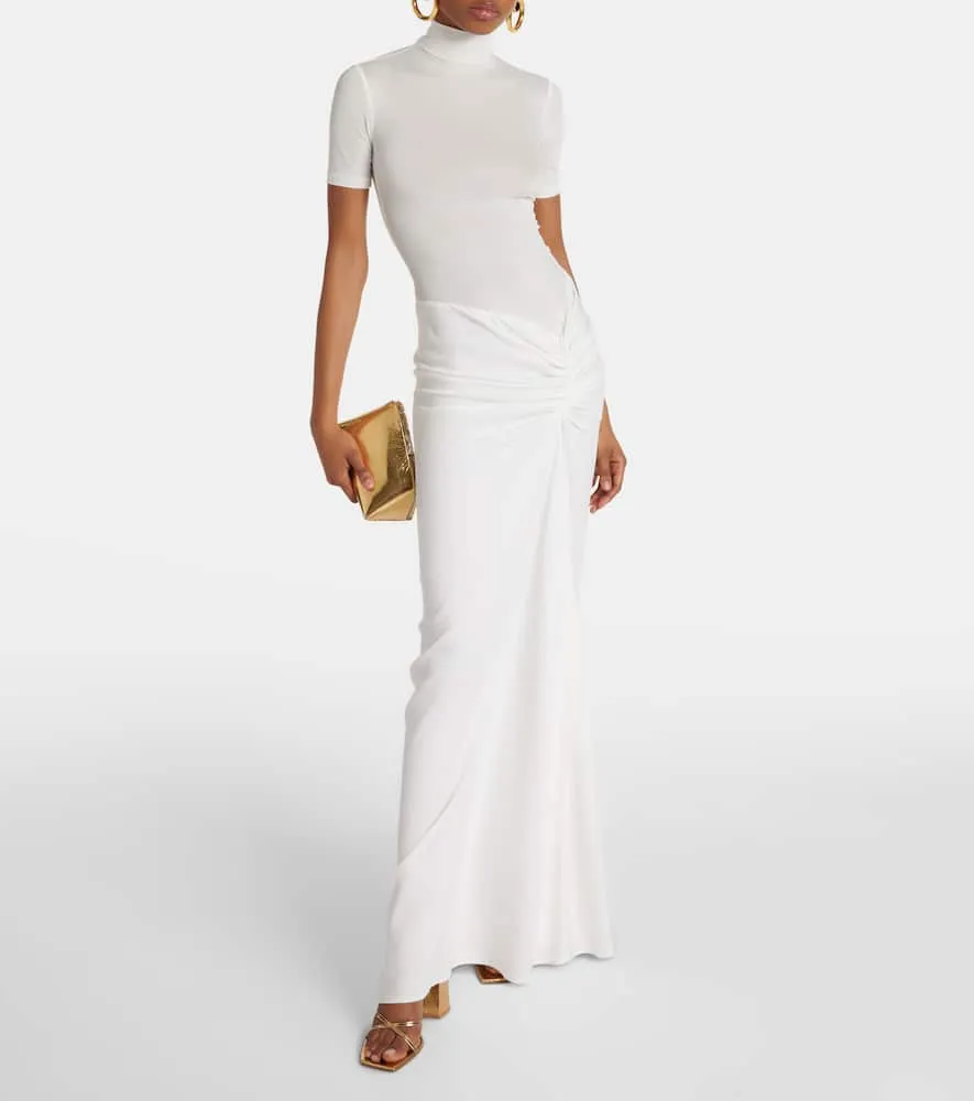 Christopher Esber Fusion ruched maxi dress