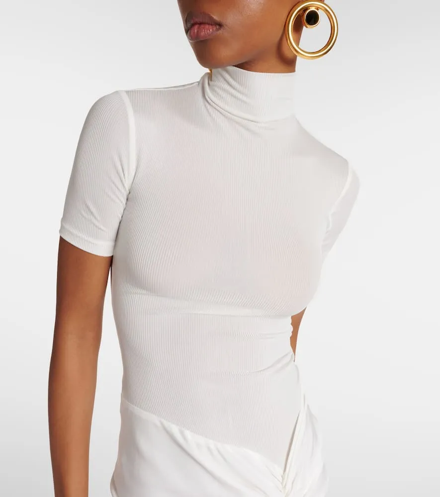 Christopher Esber Fusion ruched maxi dress