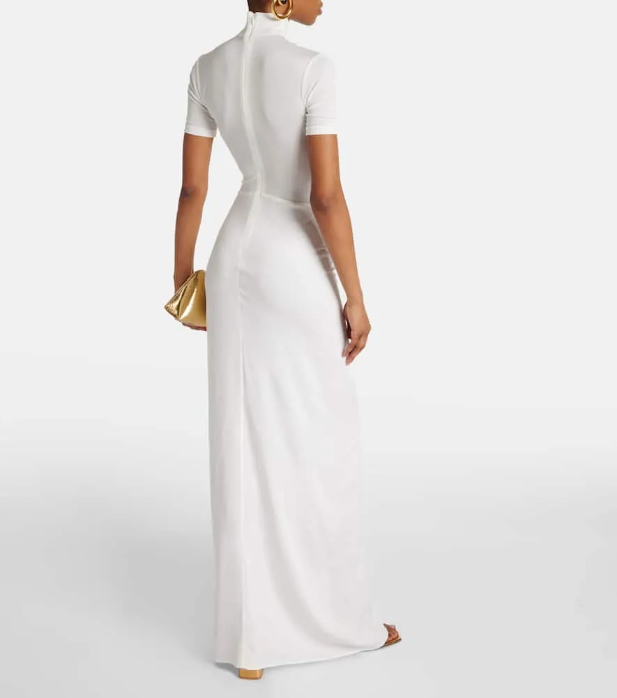 Christopher Esber Fusion ruched maxi dress