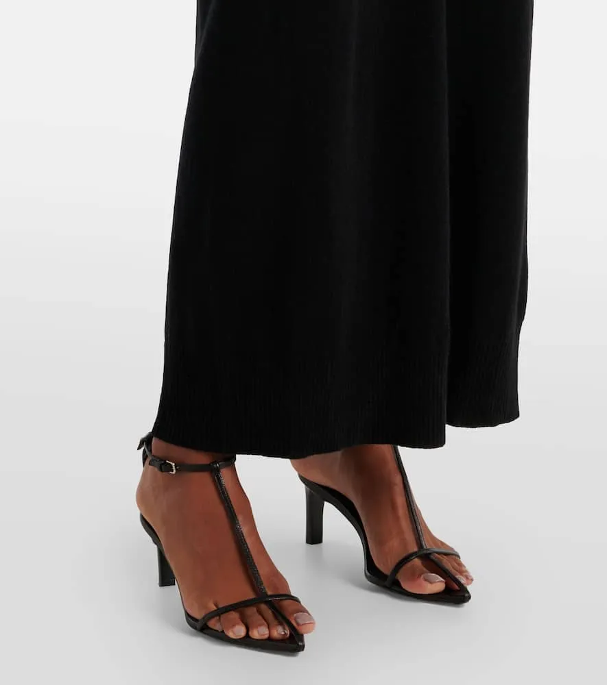 Christopher Esber Gathered cutout wool and cashmere maxi dress