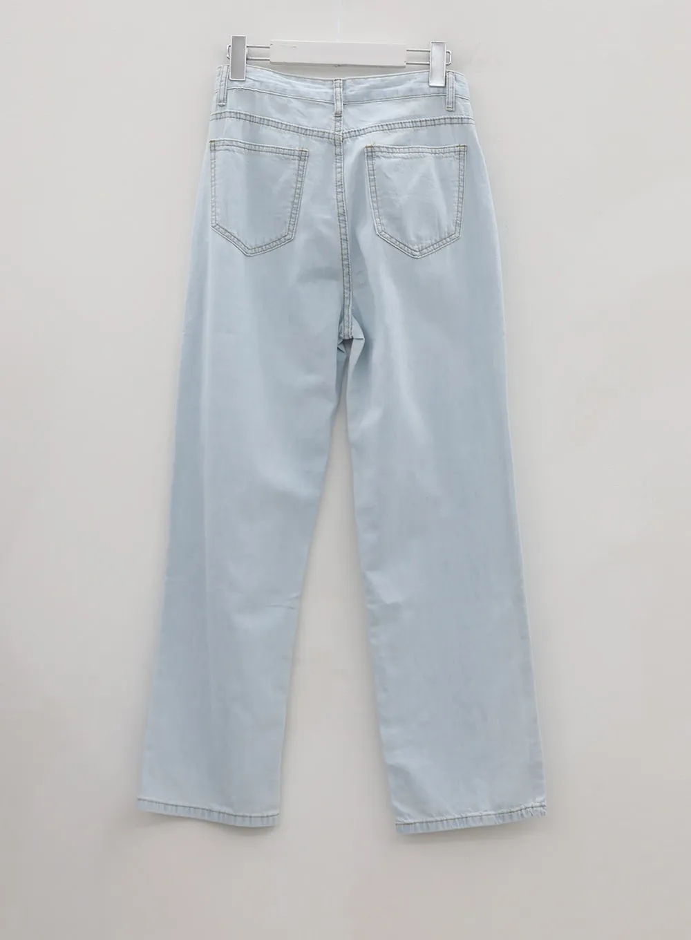 Daily Summer Denim Wide Leg Pants BU29