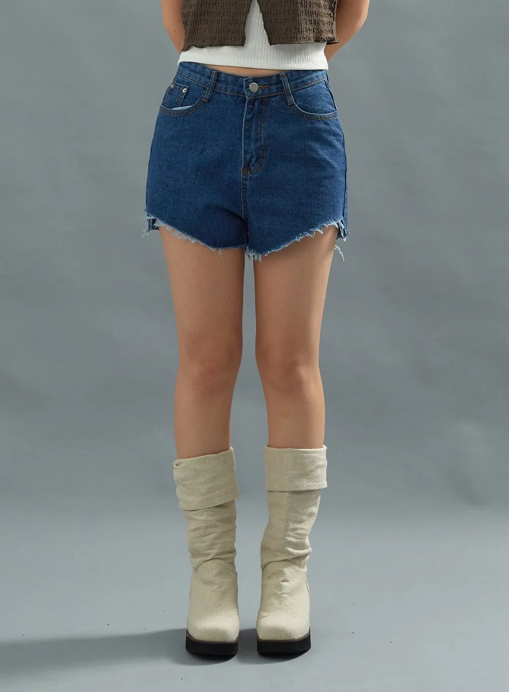 Denim Short Pants CU22