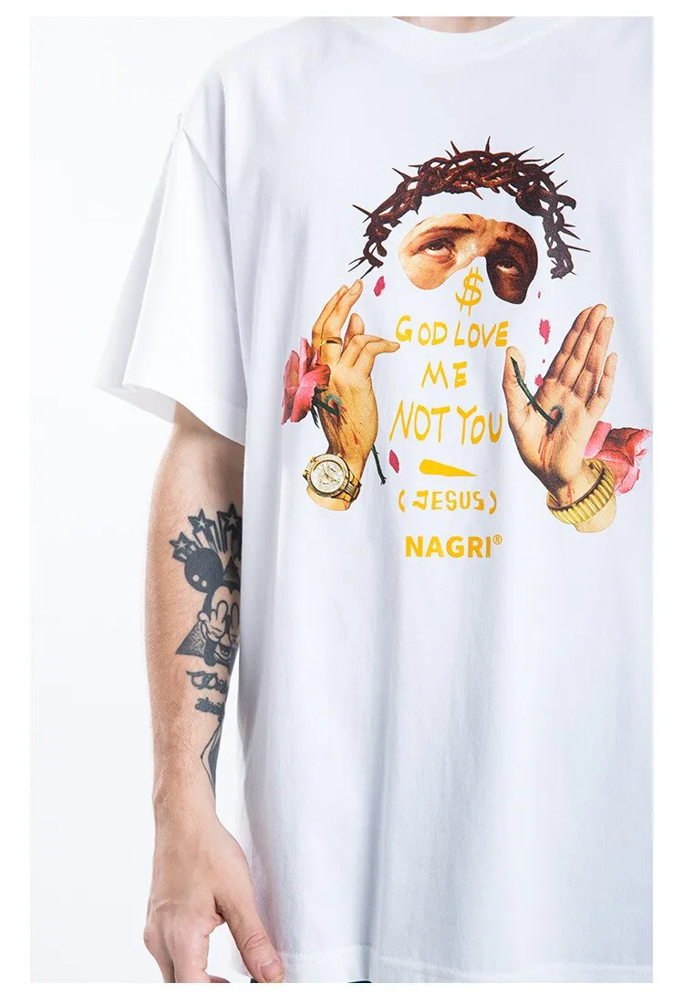 God Love Me Not You Short Sleeve Oversized T-Shirt