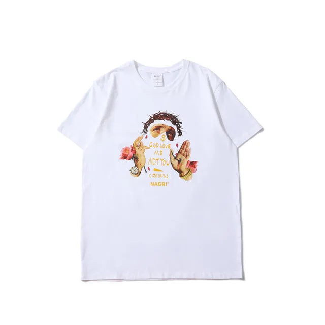 God Love Me Not You Short Sleeve Oversized T-Shirt