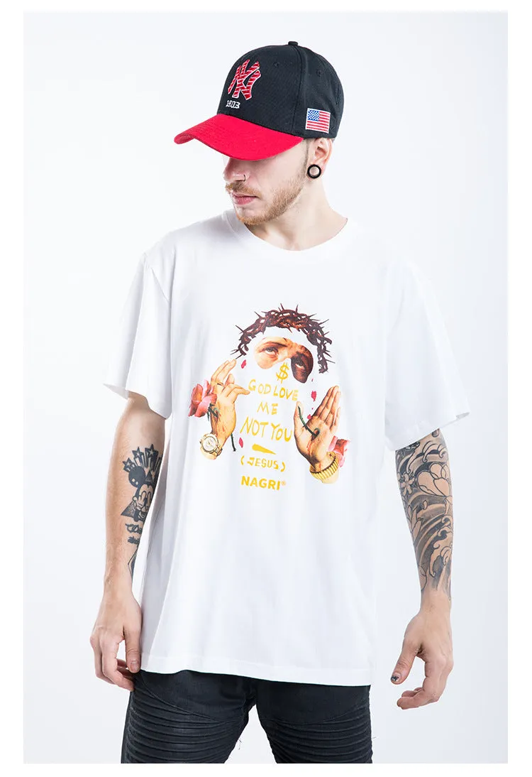 God Love Me Not You Short Sleeve Oversized T-Shirt