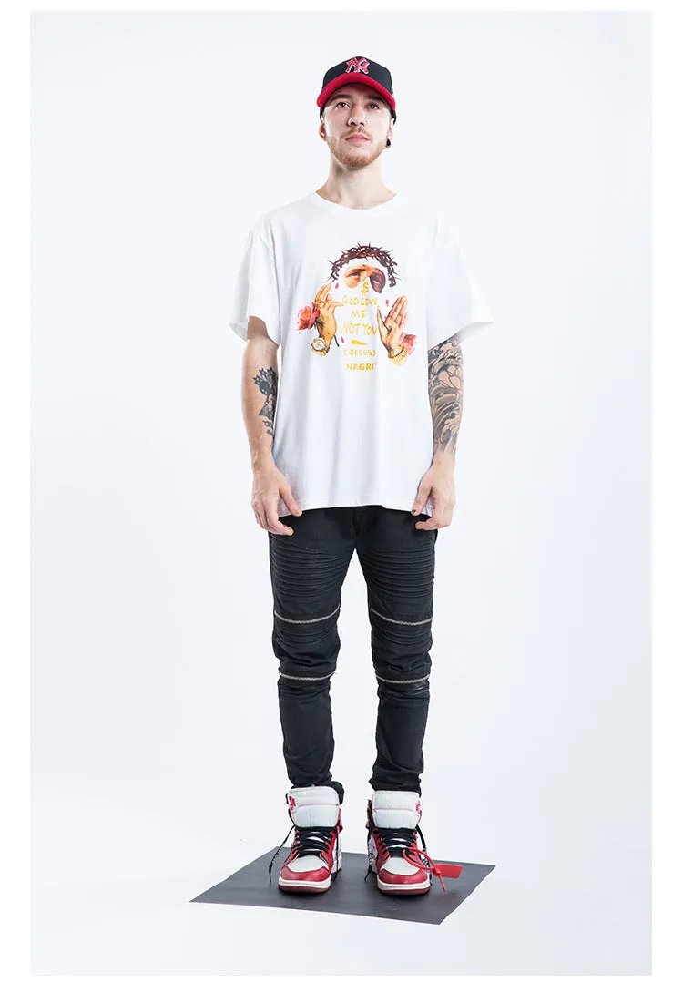 God Love Me Not You Short Sleeve Oversized T-Shirt