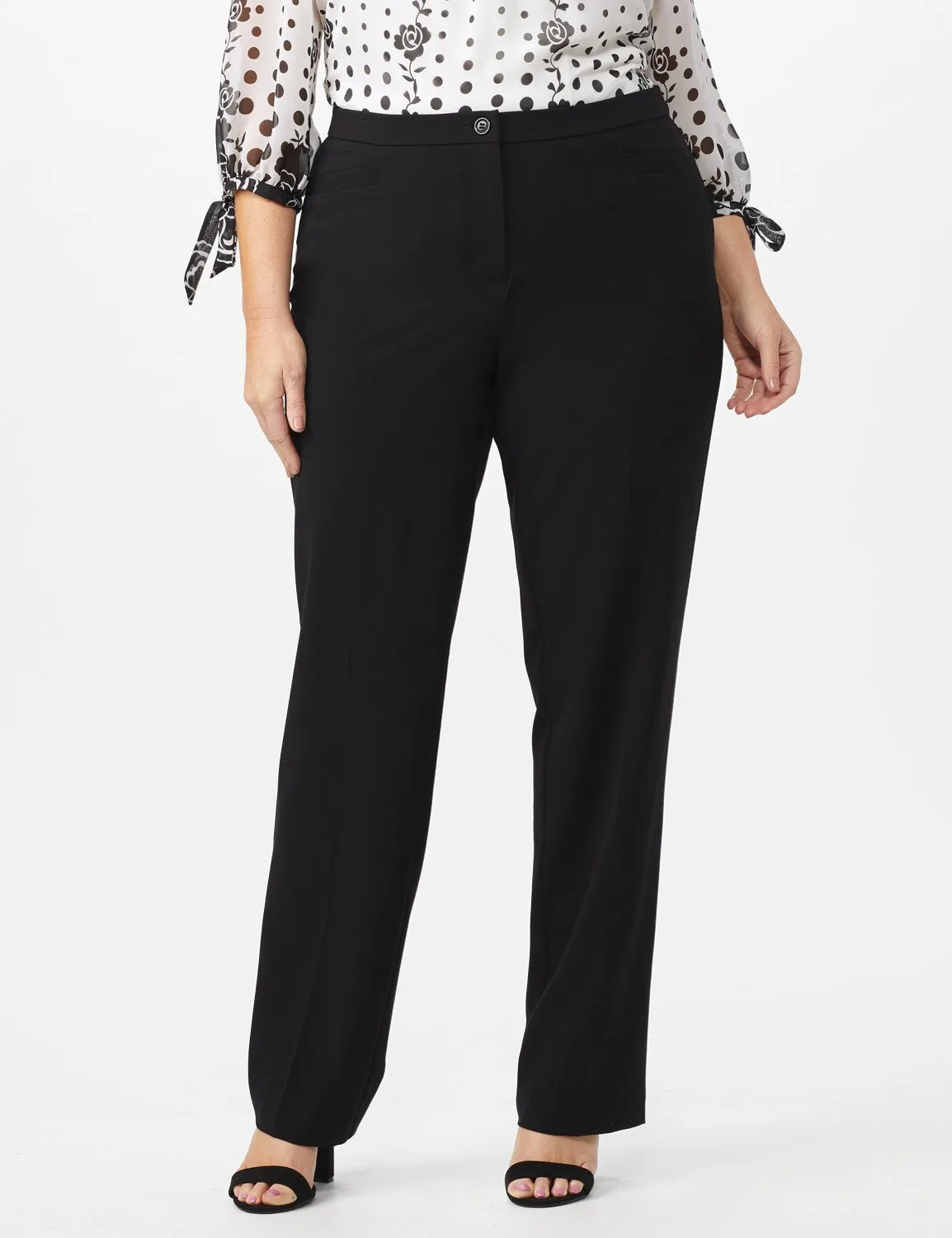 Pre-Order Secret Agent Trouser with Cateye Pockets & Zipper- Short Length