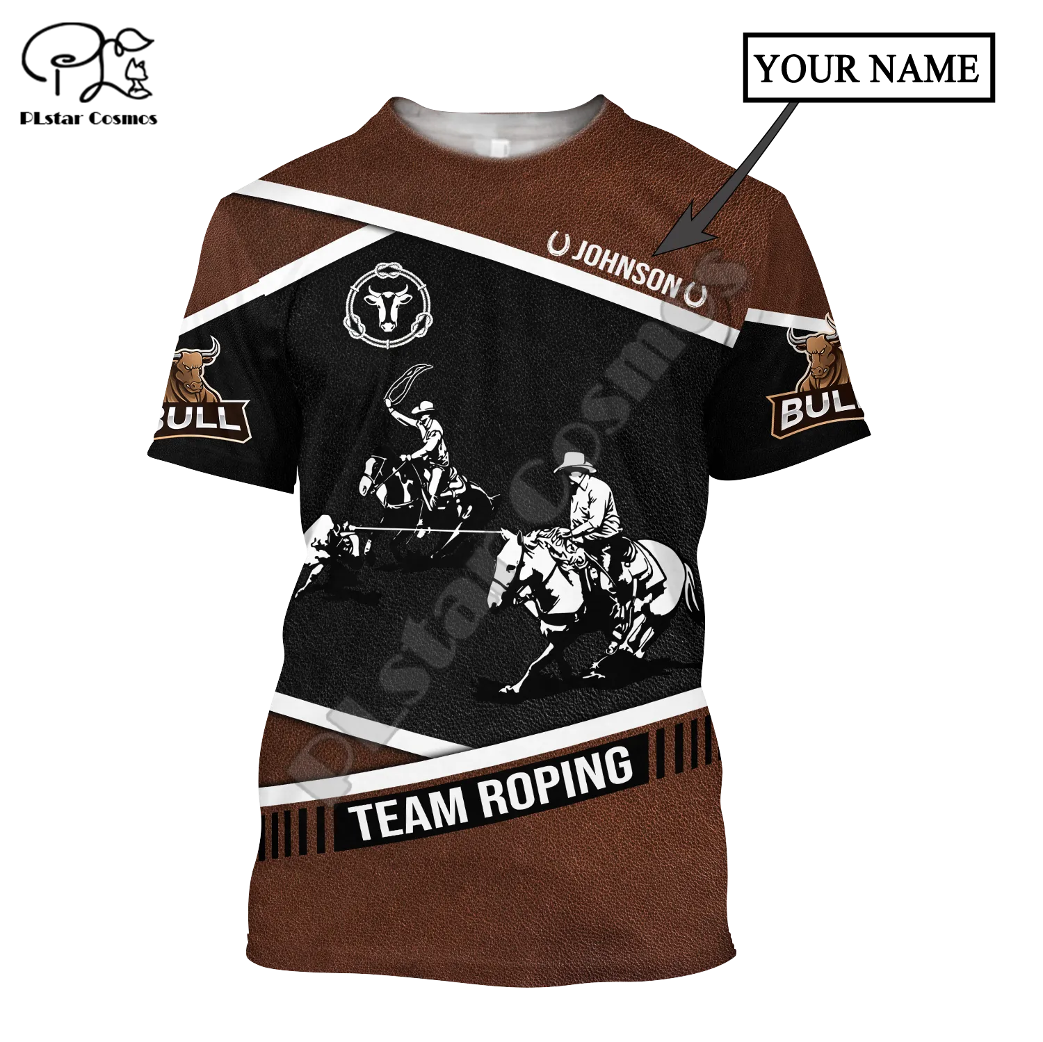 Rodeo Bull Riding Cowboy 3DPrint Casual Streetwear T-Shirts