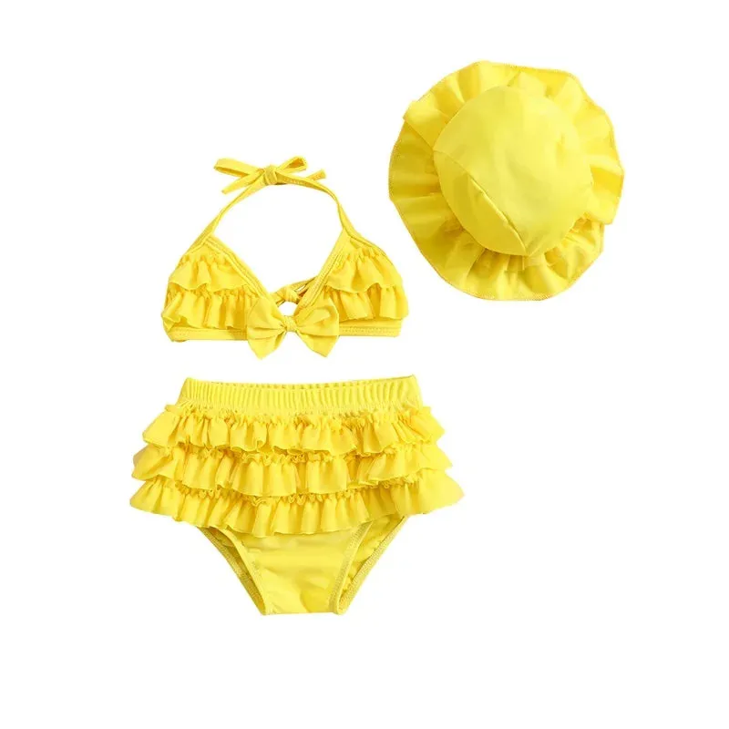 Ruffle Bikini 3 Piece
