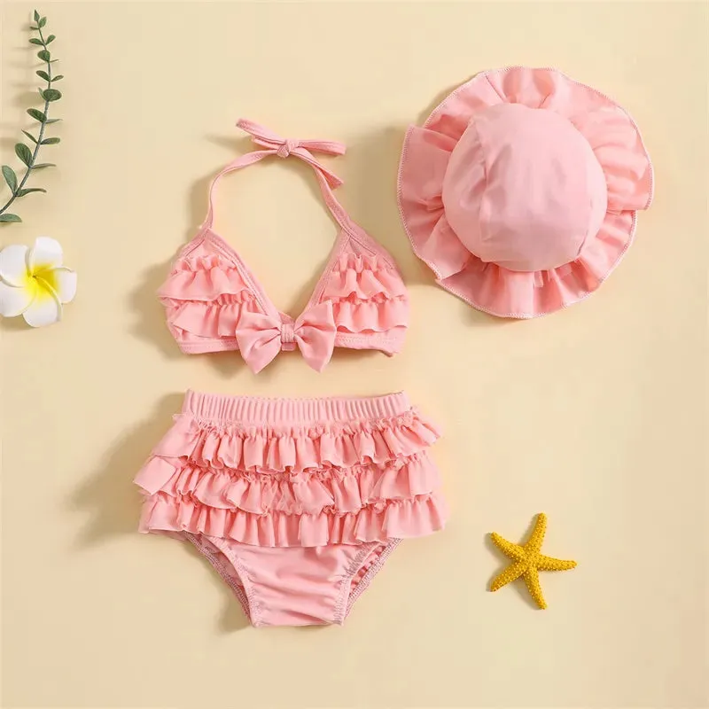 Ruffle Bikini 3 Piece