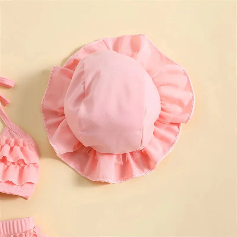 Ruffle Bikini 3 Piece