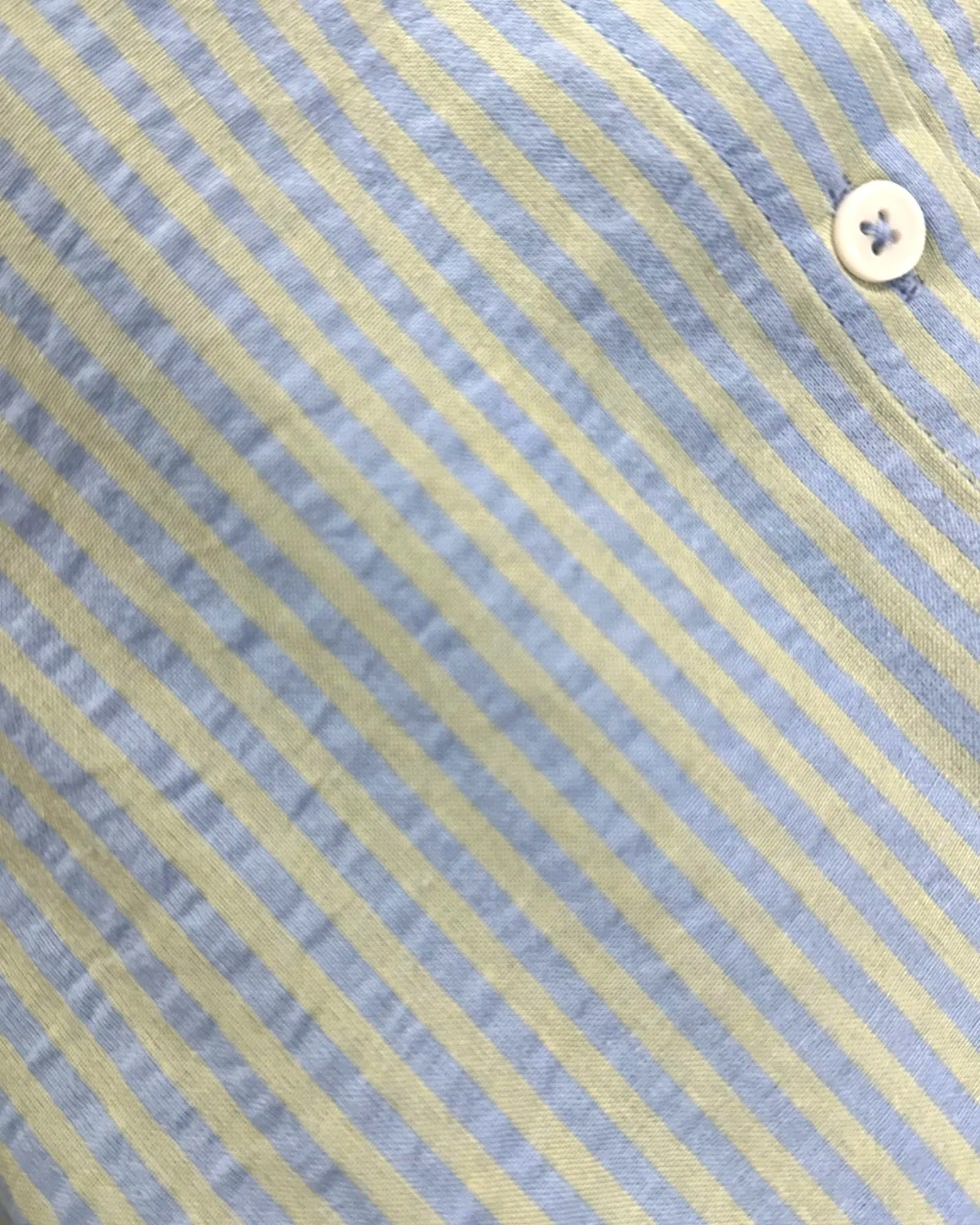 Samara PJ Set - Blue/Green Stripe