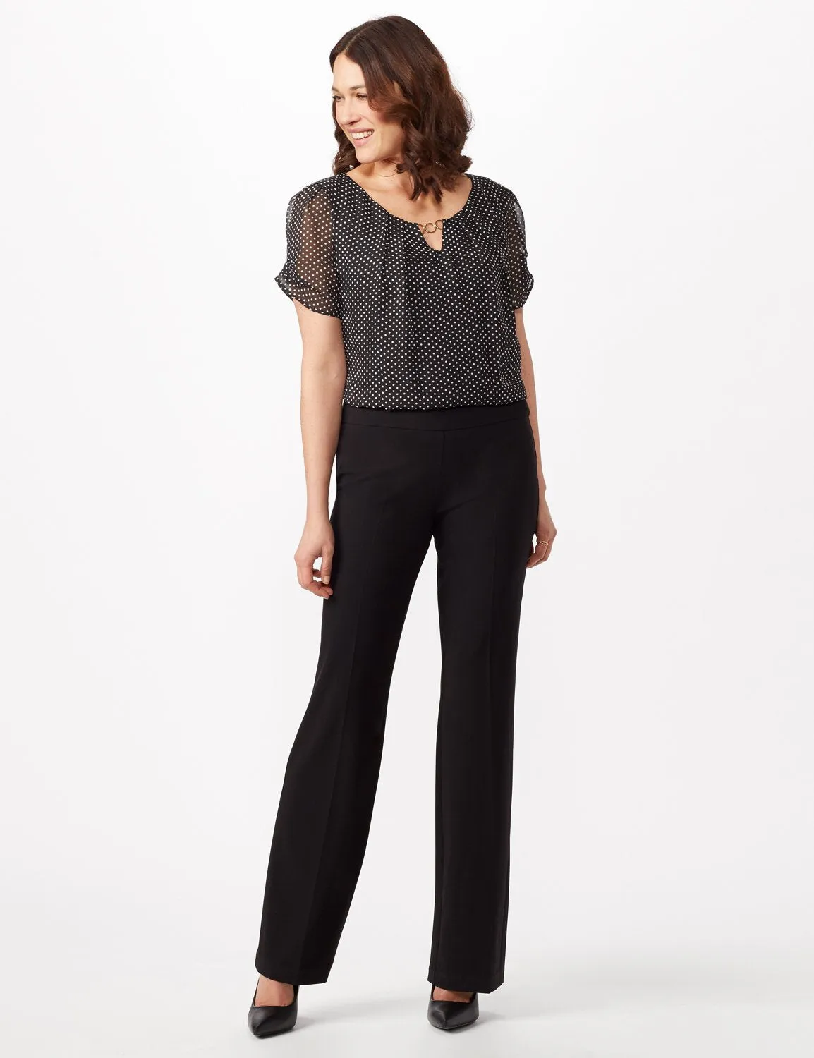 Secret Agent Pull On Tummy Control Pants - Short Length
