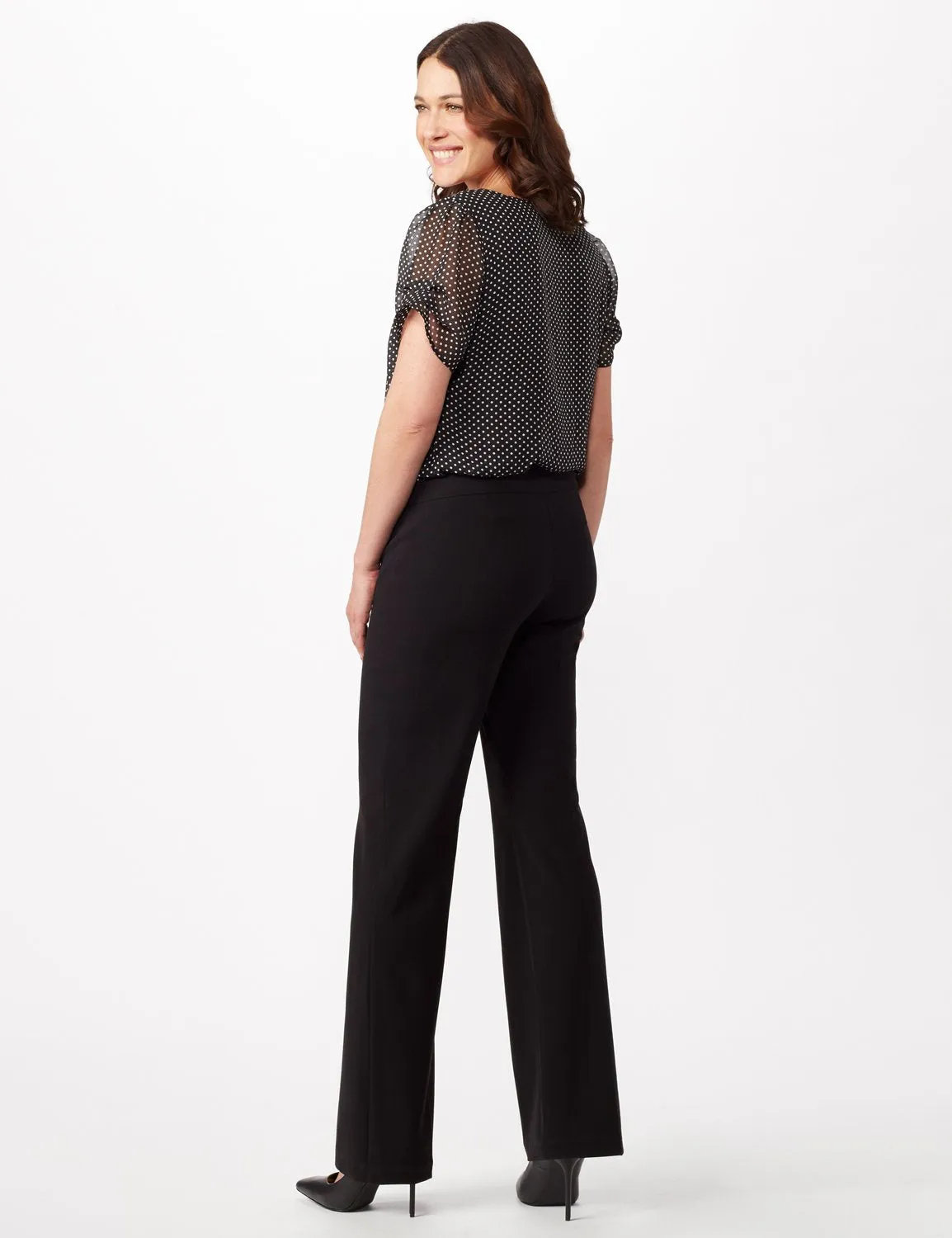 Secret Agent Pull On Tummy Control Pants - Short Length