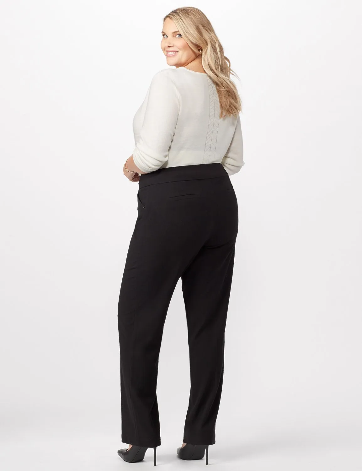 Secret Agent Tummy Control Pants Cateye Rivet - Short Length