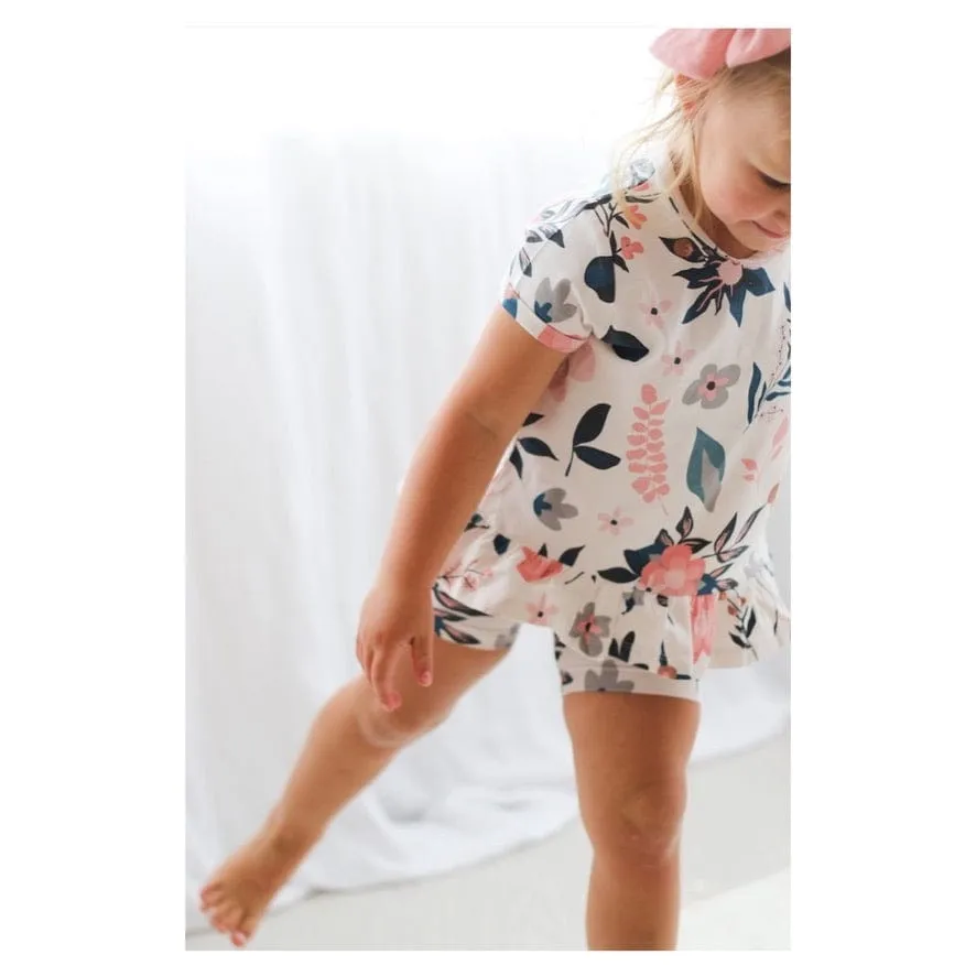 Short Sleeve Hana Tee - Pink Clementine