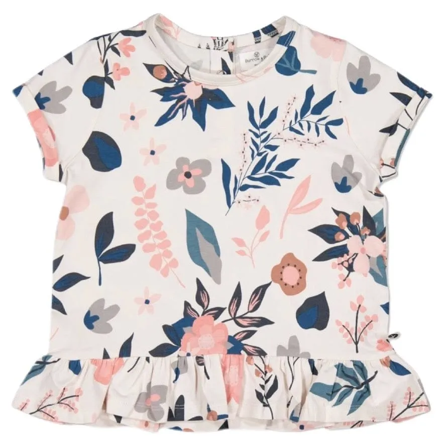 Short Sleeve Hana Tee - Pink Clementine