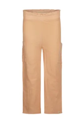 Wide Leg Trousers | Peach