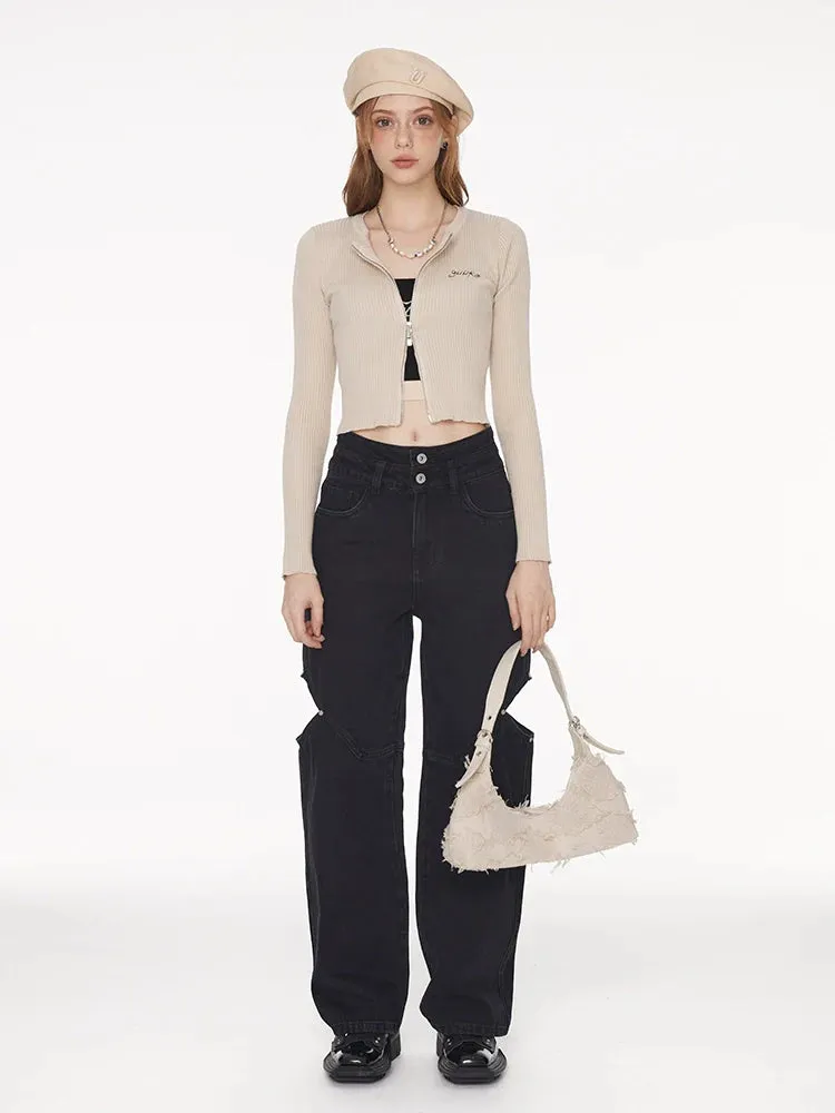 Zipper Tops Slim Short